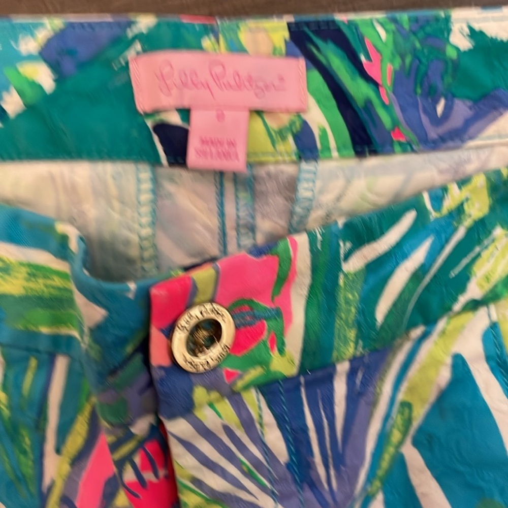 Lilly Pulitzer Capri pants  Sz 8